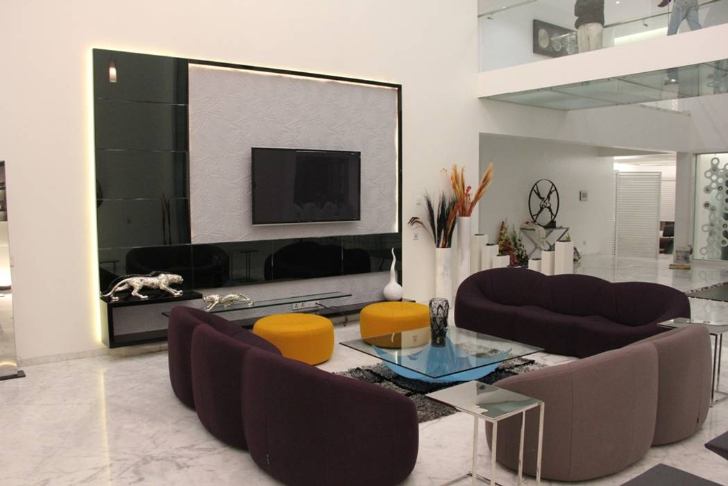 Chugh Villa, Innerspace Innerspace Modern living room