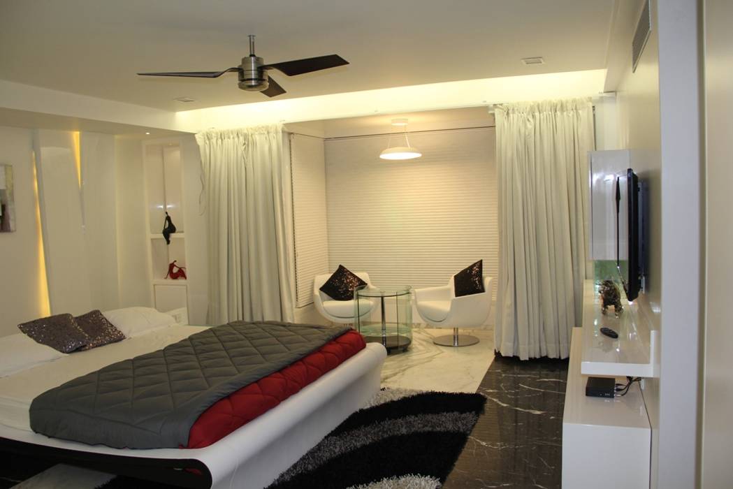 Chugh Villa, Innerspace Innerspace Modern style bedroom