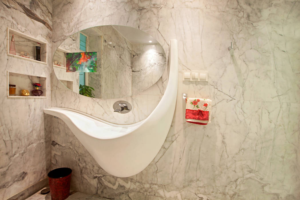 Indra hira bungalow, Innerspace Innerspace Phòng tắm phong cách hiện đại
