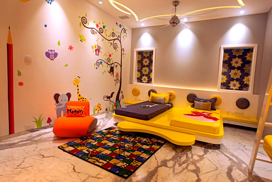 Indra hira bungalow, Innerspace Innerspace غرفة المعيشة