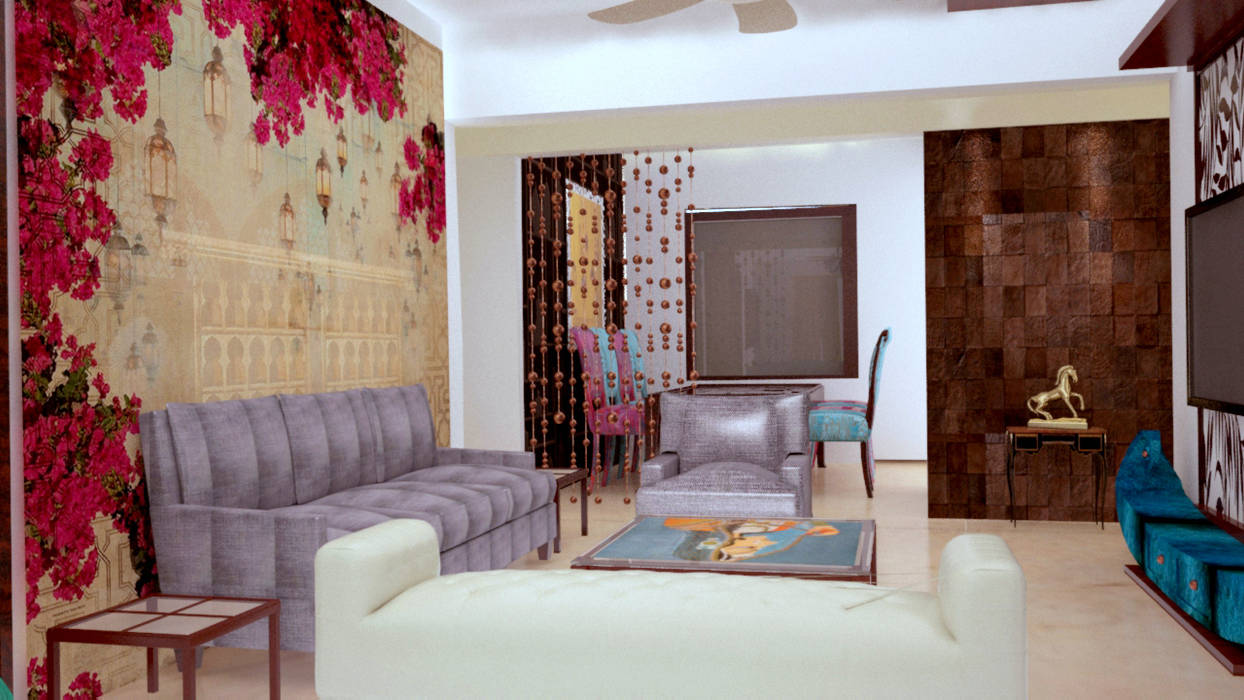 Residential Project - NRI Complex, Navi Mumbai, Dezinebox Dezinebox Moderne Wohnzimmer