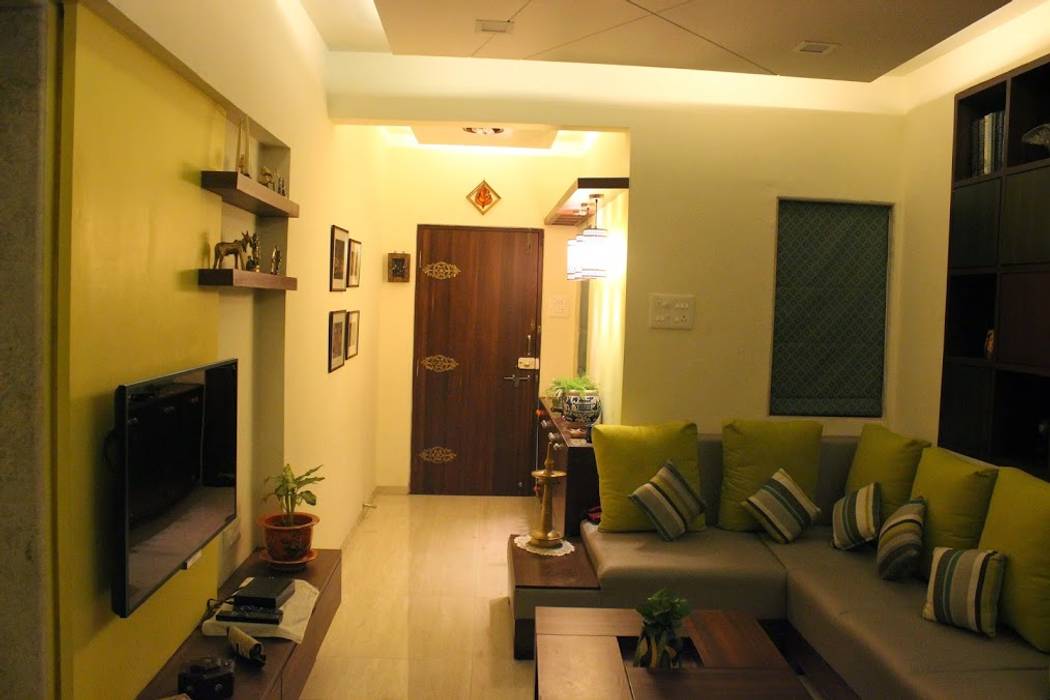 Residential Project - Mr Mohanshree, CBD Belapur, Navi Mumbai, Dezinebox Dezinebox Moderne Wohnzimmer