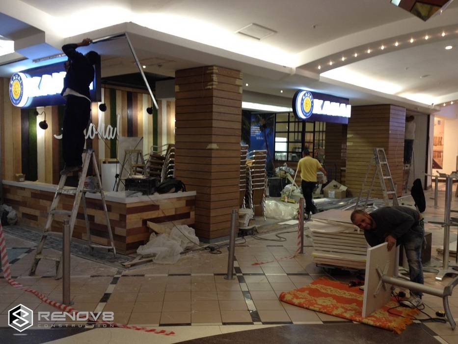 Shop Fit-outs, Renov8 CONSTRUCTION Renov8 CONSTRUCTION Espacios comerciales Oficinas y tiendas