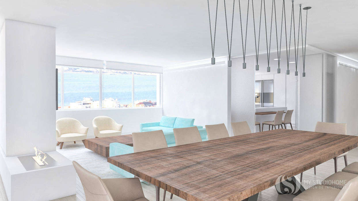 Projetos: harmonia salas de estar clássicas por interdoble by marta