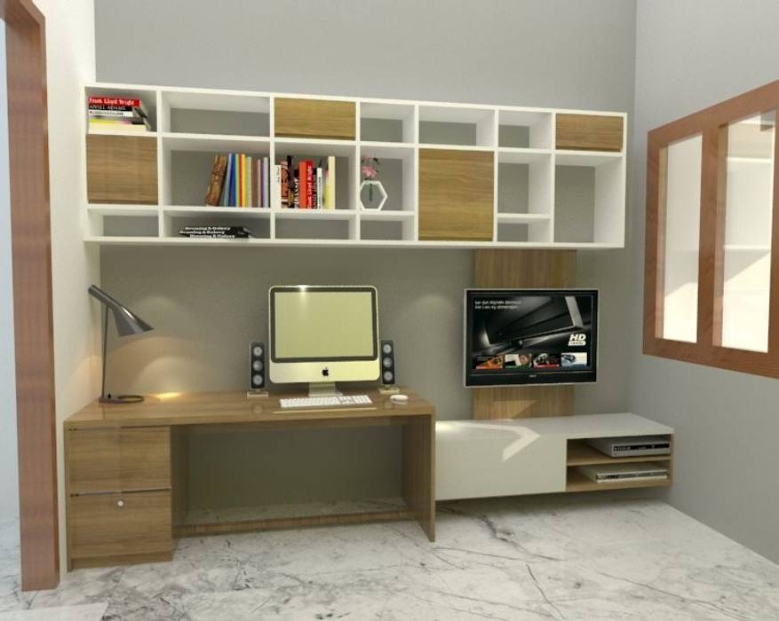 Interiors at sector 43 gurgaon classic style media room by studio