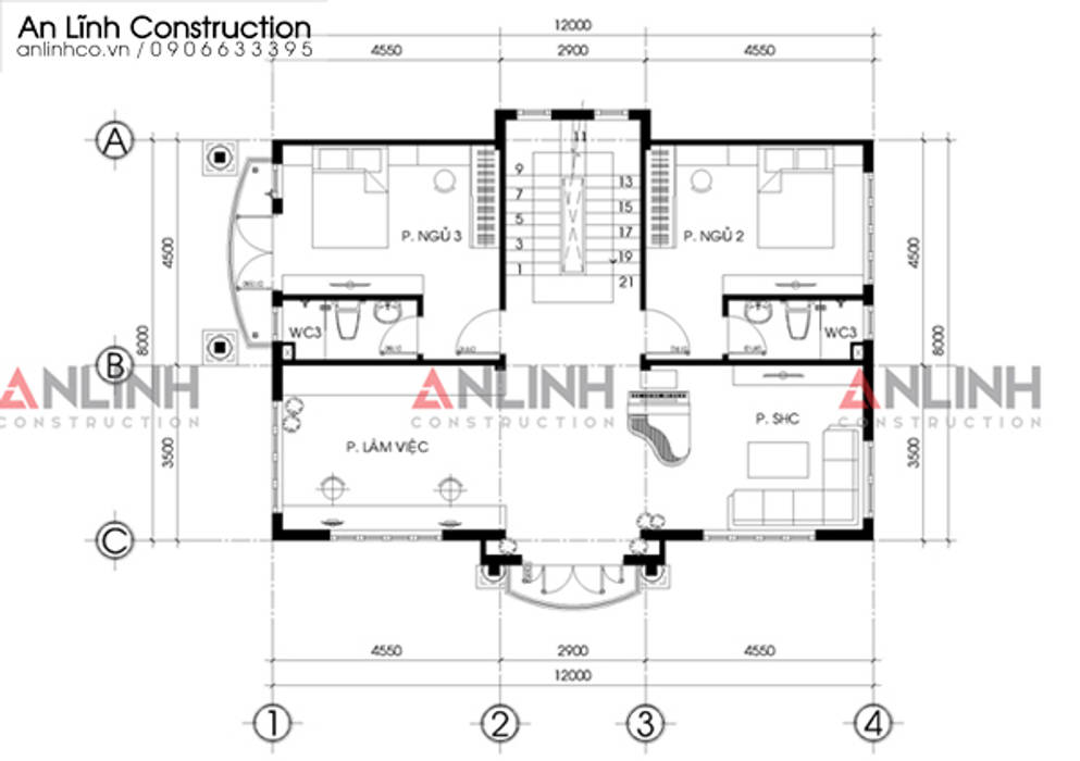 Mẫu nhà phố - NGUYỄN THANH TUẤN, CÔNG TY THIẾT KẾ XÂY DỰNG AN LĨNH CÔNG TY THIẾT KẾ XÂY DỰNG AN LĨNH