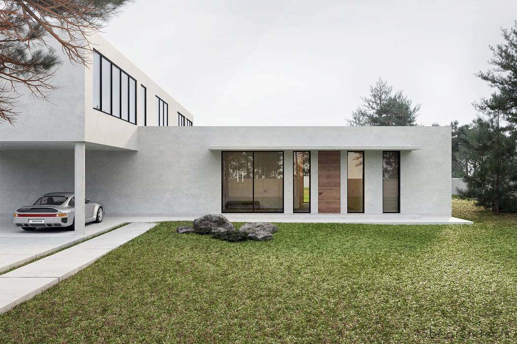 WHITE HOUSE Tobi Architects Terrace house