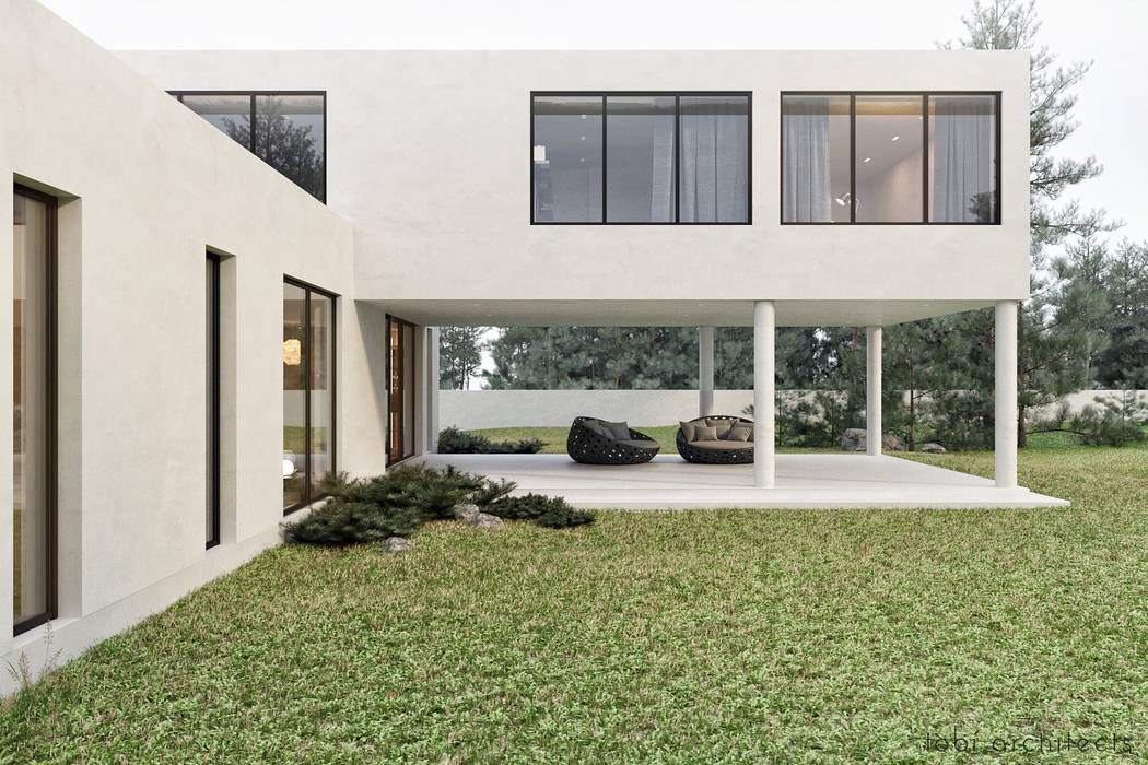 WHITE HOUSE, Tobi Architects Tobi Architects Rumah teras