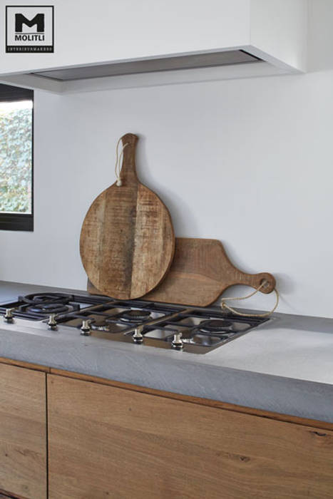 homify Cucina in stile scandinavo Legno Effetto legno