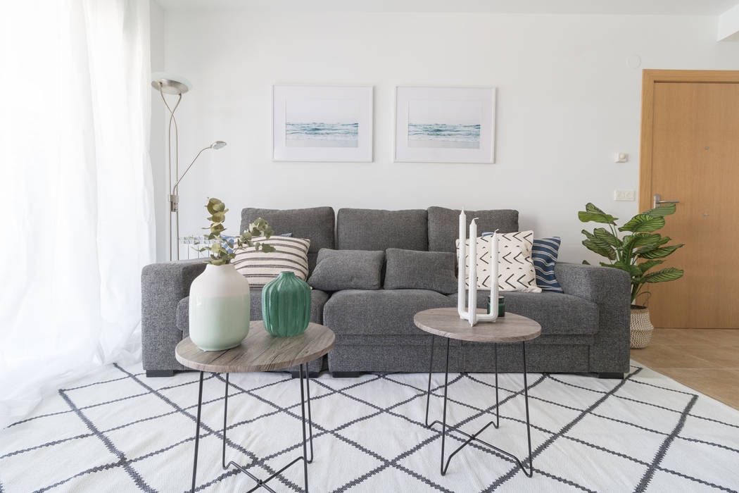 Home Staging de estilo nórdico, Become a Home Become a Home Living room