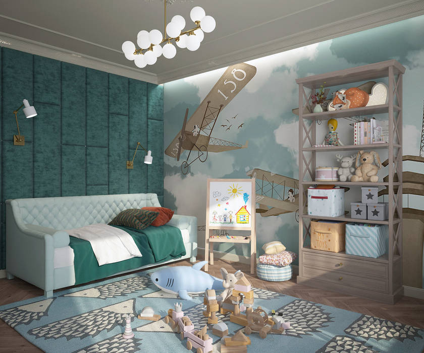 Квартира на острове Балчуг, Инна Азорская Инна Азорская Classic style nursery/kids room