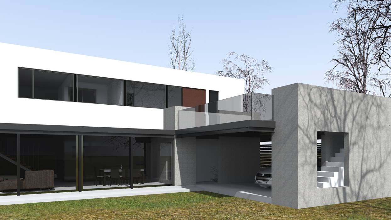 CASA AR, BM3 Arquitectura BM3 Arquitectura 일세대용 주택 콘크리트