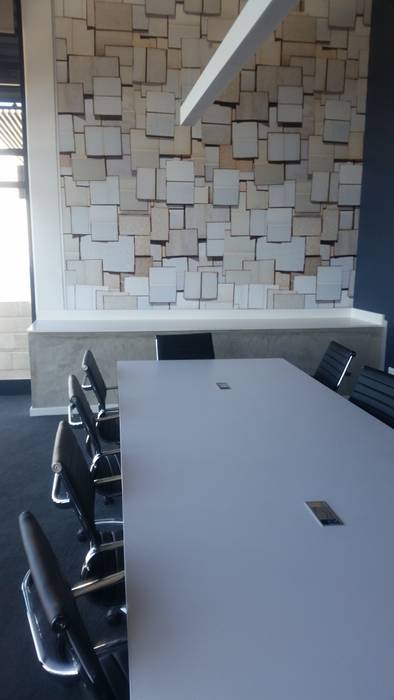 Boardroom MINIM INTERIOR DESIGN Commercial spaces Concrete Office spaces & stores
