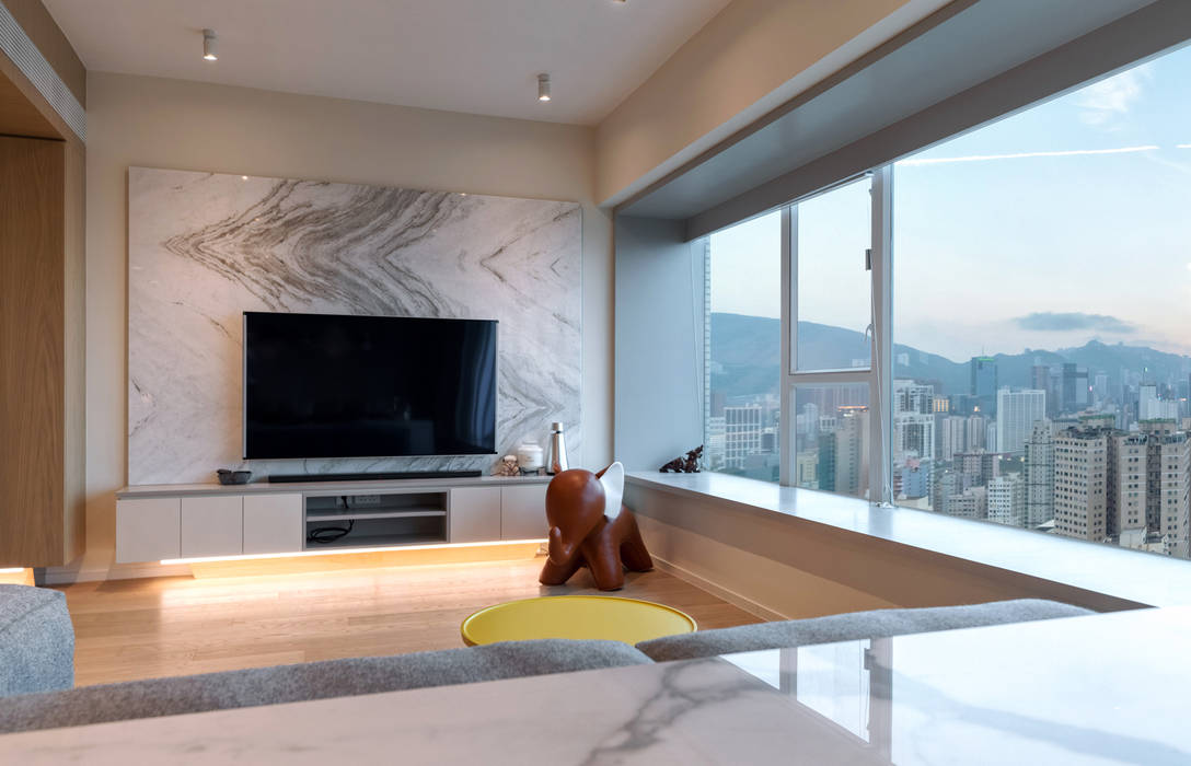 AZ's RESIDENCE, arctitudesign arctitudesign Minimalist living room TV stands & cabinets