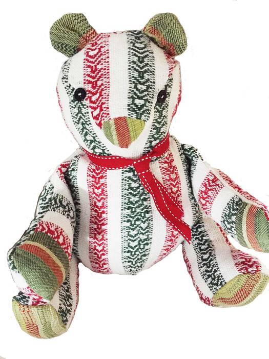 Handwoven Teddy bear, ilsephilips ilsephilips Детская комнатa в скандинавском стиле Аксессуары и декор