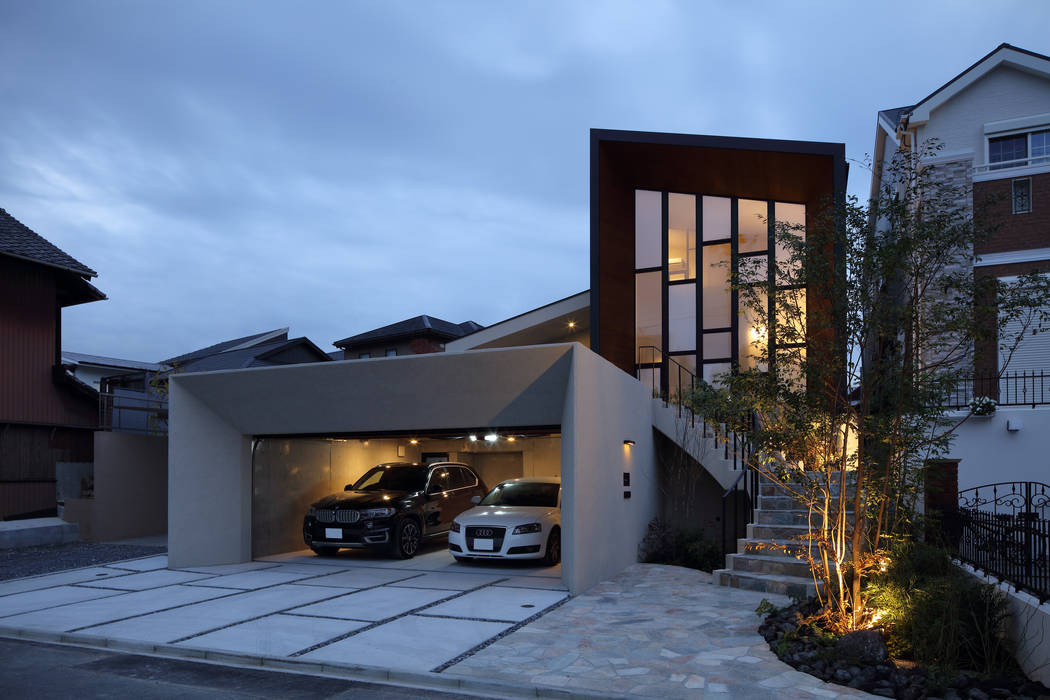 ミッドランドモダンの家, reisubroc architects reisubroc architects Garages prefabricados