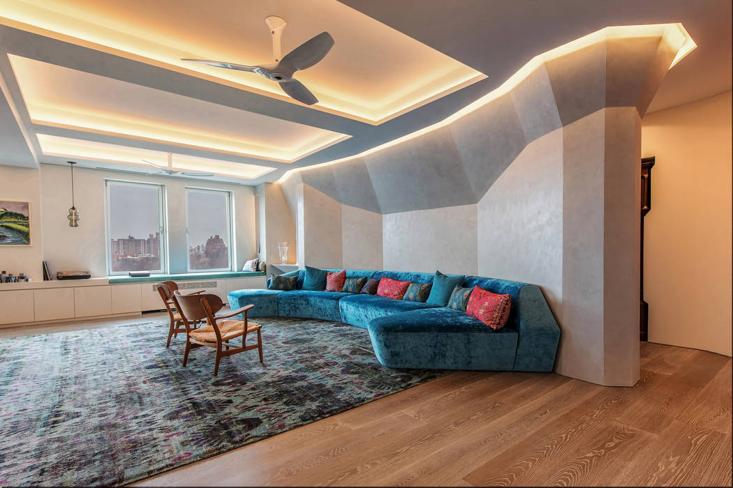 Apartment residence 5th Avenue New York, New York, Luminosa ™ Luminosa ™ Modern Living Room Glass Lighting