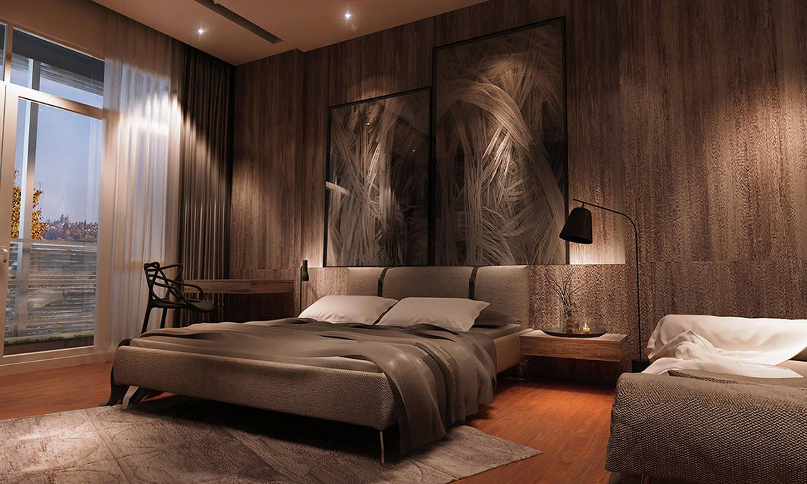 Bedroom, home design Malaysia Norm designhaus Modern style bedroom