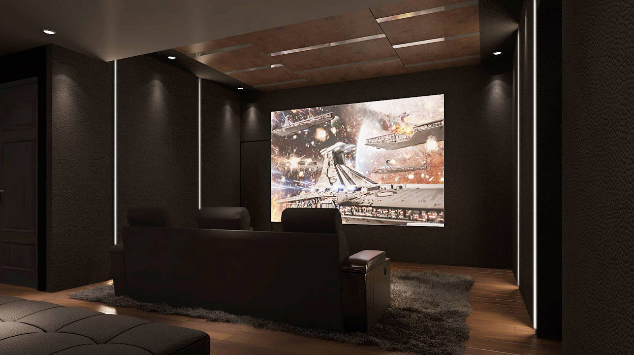 home cinema design, home design Malaysia Norm designhaus Modern style media rooms