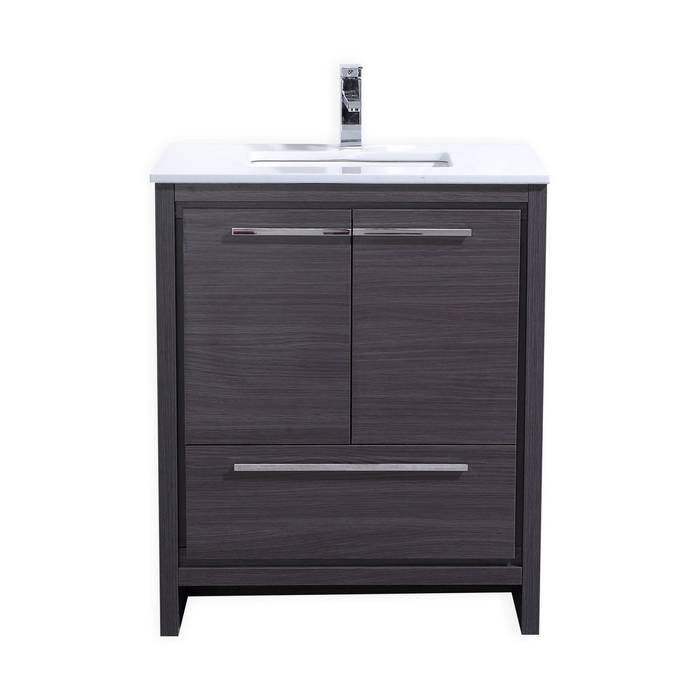 DOLCE FREESTANDING BATHROOM VANITY, KubeBath KubeBath Bagno moderno Contenitori