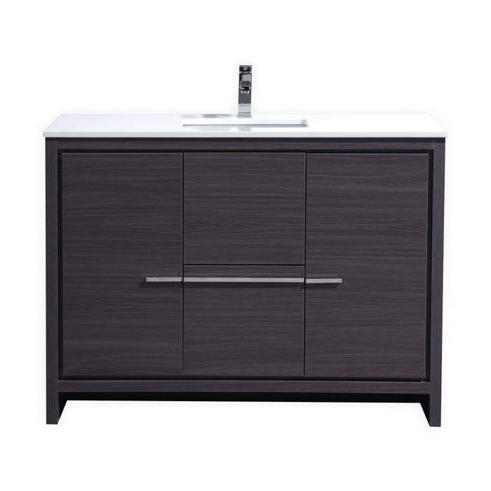 DOLCE FREESTANDING BATHROOM VANITY, KubeBath KubeBath Bagno moderno Contenitori