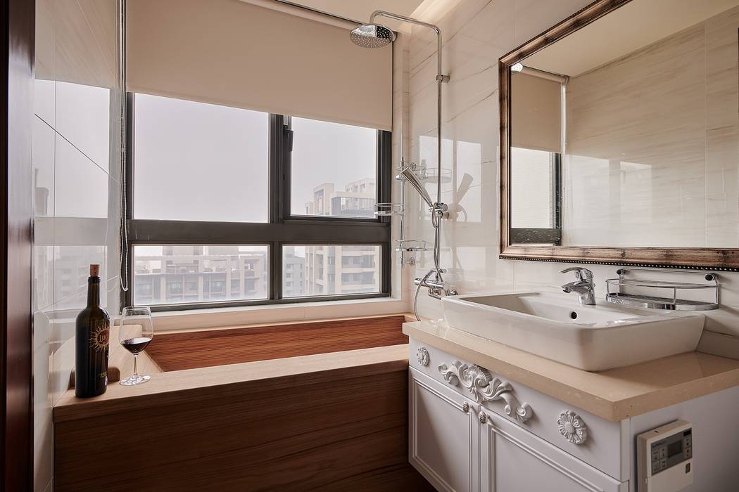 用最舒服的姿勢跳入這渡假港灣 趙玲室內設計 浴室 新古典,浴室,室內設計