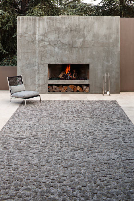 TWEED LINEN STEPEVI - Rug & Carpet Refined Luxury Floors Flax/Linen Pink Carpets & rugs