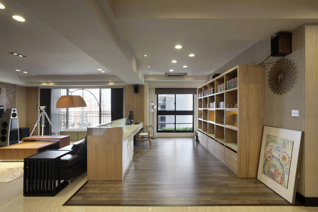 惠宇天青簡醫師, 台中室內設計-築采設計 台中室內設計-築采設計 現代廚房設計點子、靈感&圖片