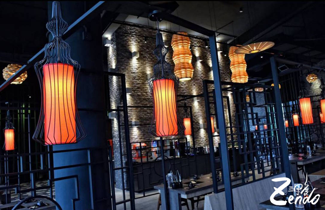 春秋戰鍋︱馬來西亞, Zendo 深度空間設計 Zendo 深度空間設計 Espacios comerciales Restaurantes