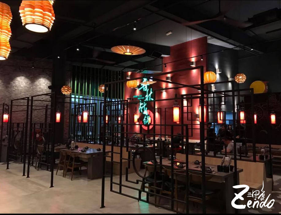 春秋戰鍋︱馬來西亞, Zendo 深度空間設計 Zendo 深度空間設計 مساحات تجارية مطاعم
