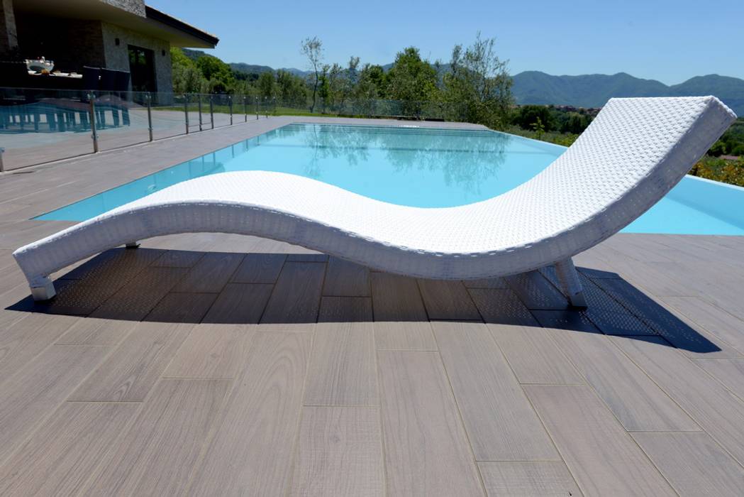 Stile a bordo piscina, Uniko Uniko Piscinas de estilo mediterráneo Albercas