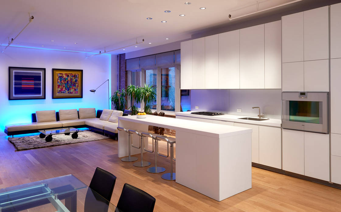 Soho Loft, KUBE architecture KUBE architecture Modern kitchen