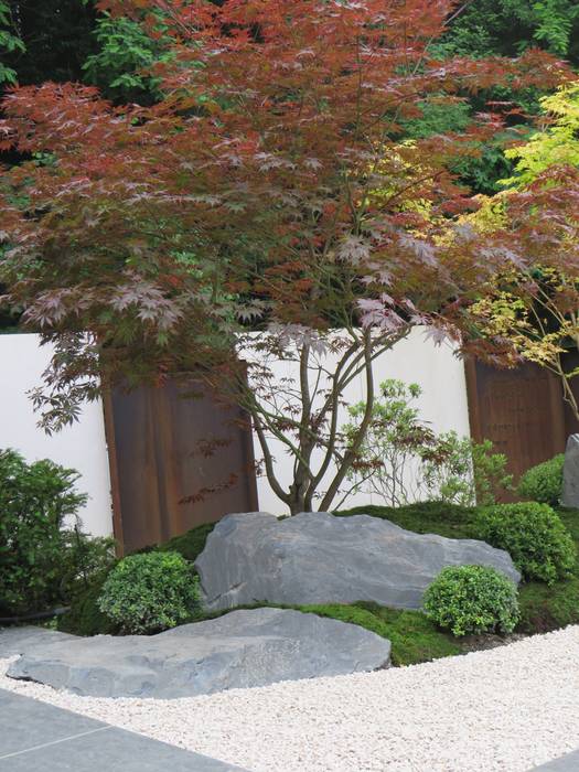 Japanische Gartenkunst Trifft Moderne Kunst Asiatischer Garten Von