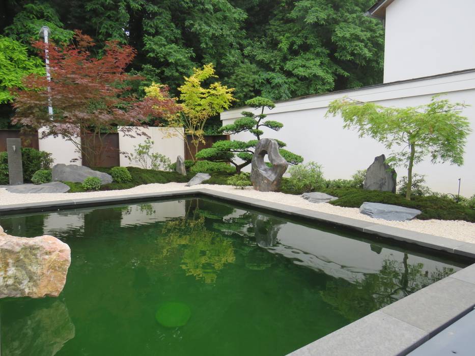 Japanische Gartenkunst trifft Moderne Kunst, Kokeniwa Japanische Gartengestaltung Kokeniwa Japanische Gartengestaltung Taman Gaya Asia