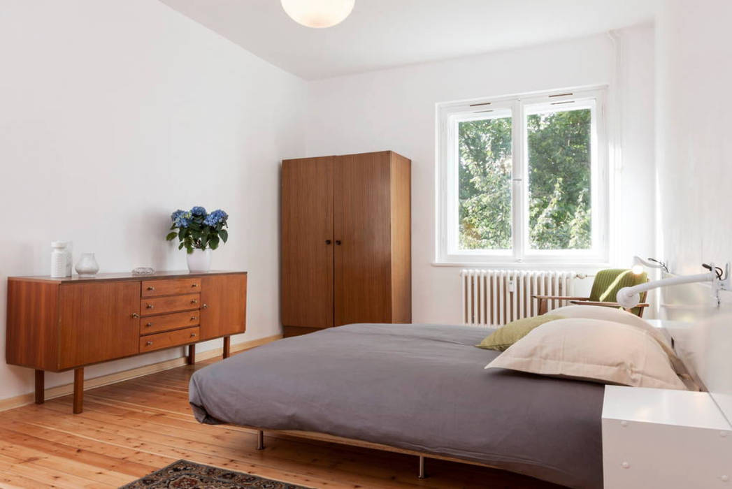 Niebuhrstrasse, Paul Angelier Paul Angelier Minimalistische Schlafzimmer