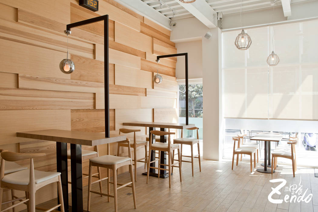 金礦咖啡︱興業店, Zendo 深度空間設計 Zendo 深度空間設計 مساحات تجارية مطاعم