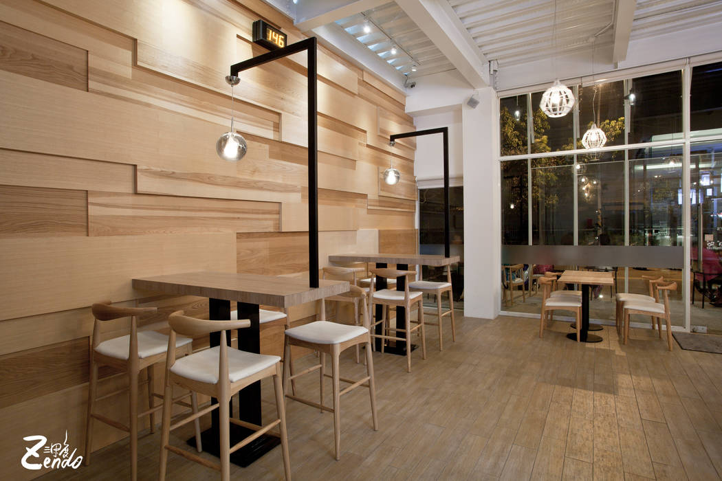 金礦咖啡︱興業店, Zendo 深度空間設計 Zendo 深度空間設計 商业空间 餐廳
