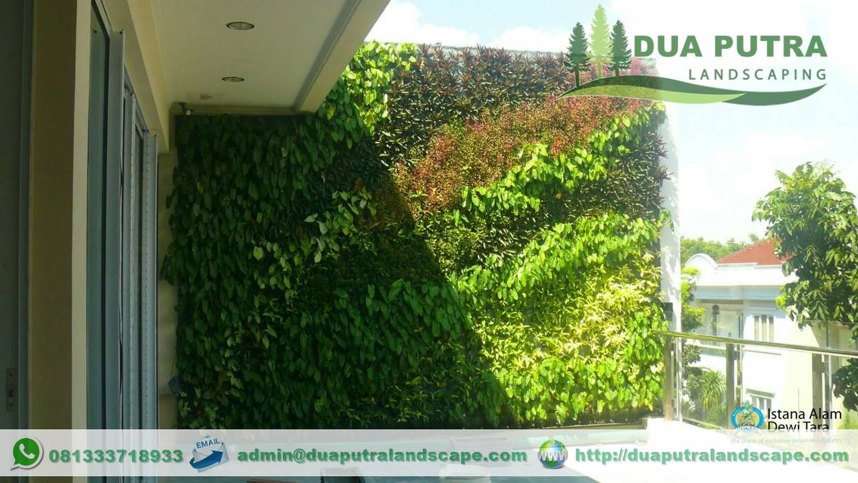 Vertical Garden Jakarta Dua Putra Landscape Taman Modern Vertical Garden,Taman Vertikal,Taman Dinding