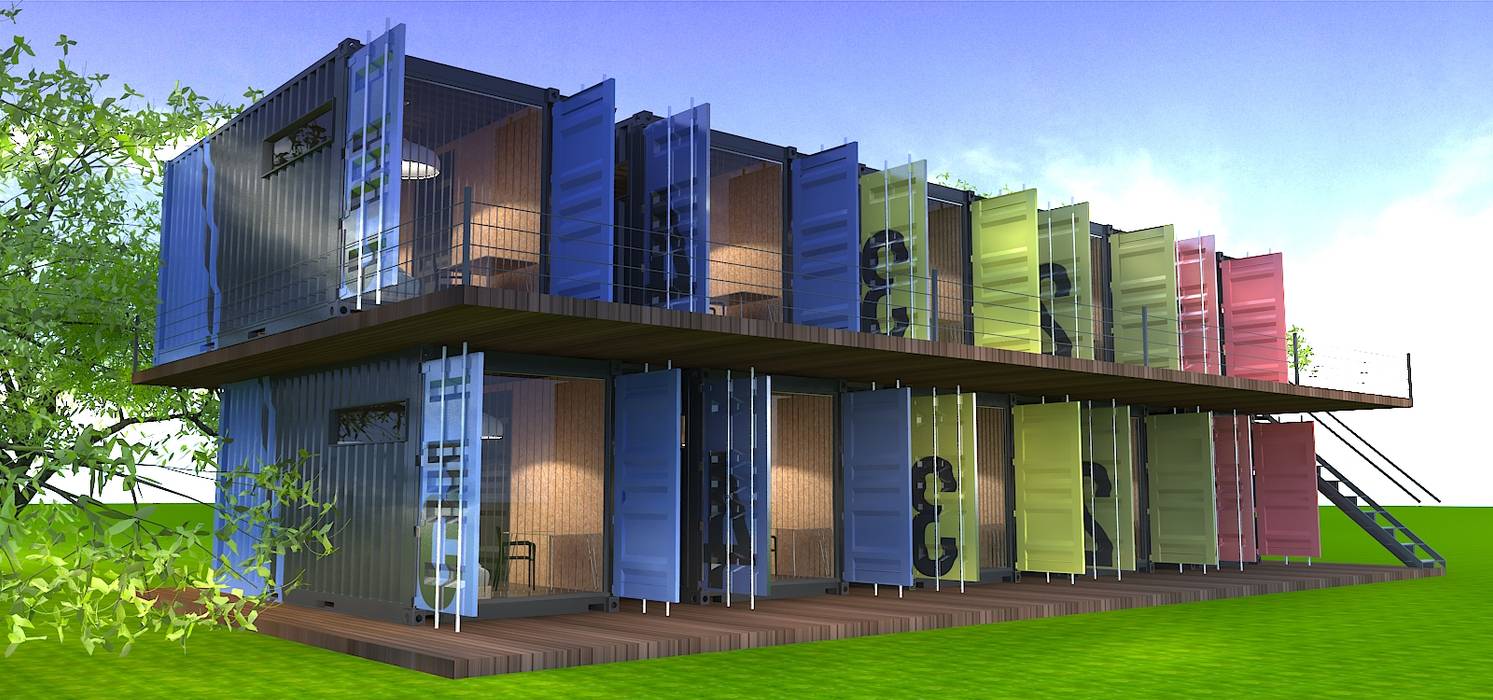 Next container blocks homify modern homify