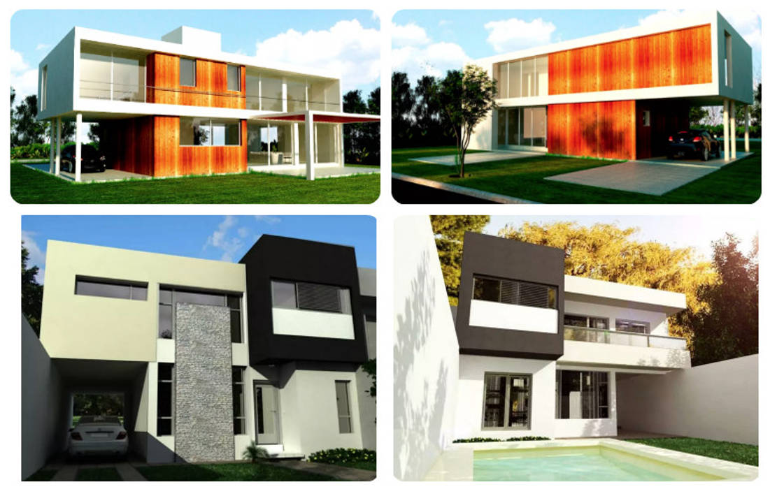 Collage AR, Press profile homify Press profile homify Casas unifamiliares