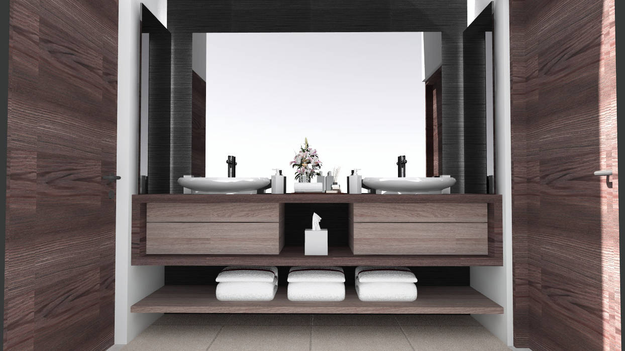 Lavabo baño principal homify Baños minimalistas Mármol