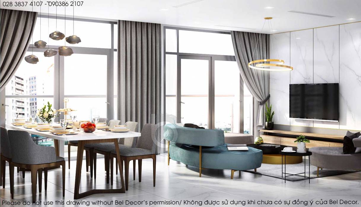 HO1836 Luxury Apartment/ Bel Decor, Bel Decor Bel Decor