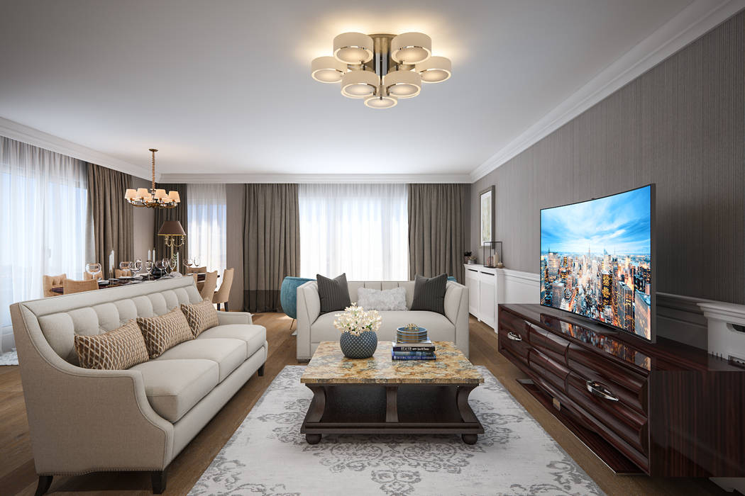 S&E Esnafoglu Evi, yücel partners yücel partners Modern Living Room