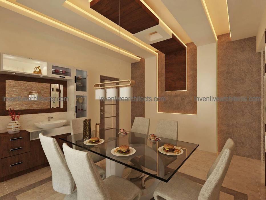 A Modern and Sophisticated Interior Project, Inventivearchitects Inventivearchitects Dining room