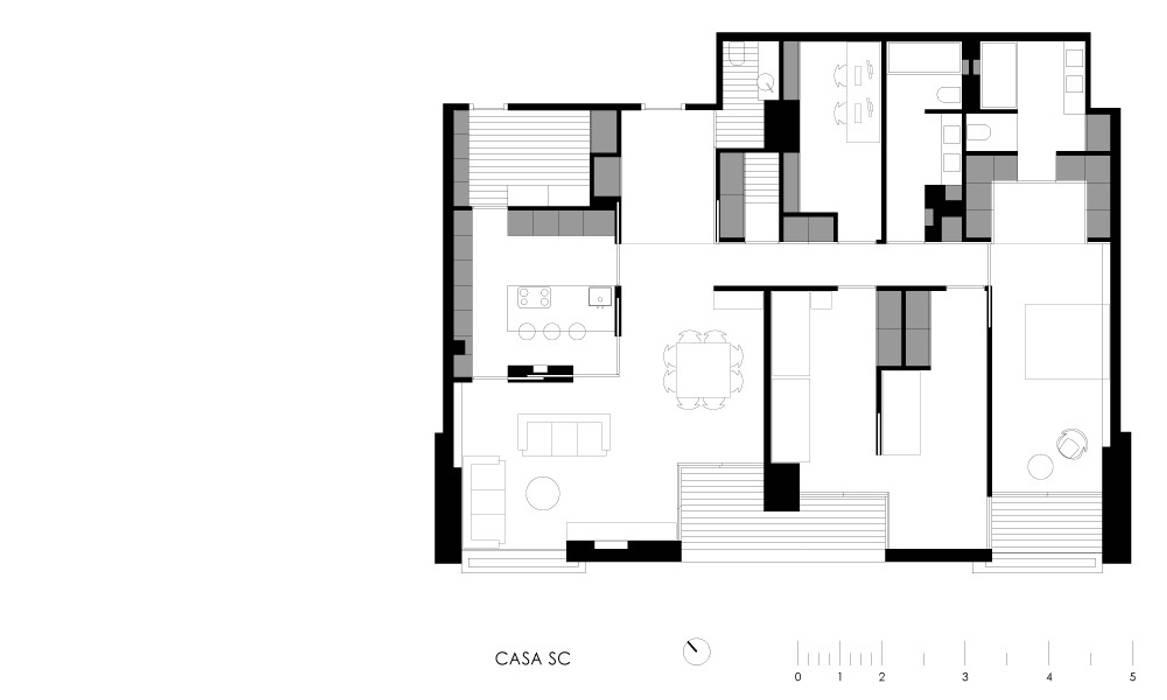 casa SC | Valencia, Spain, estudio calma estudio calma フローリング