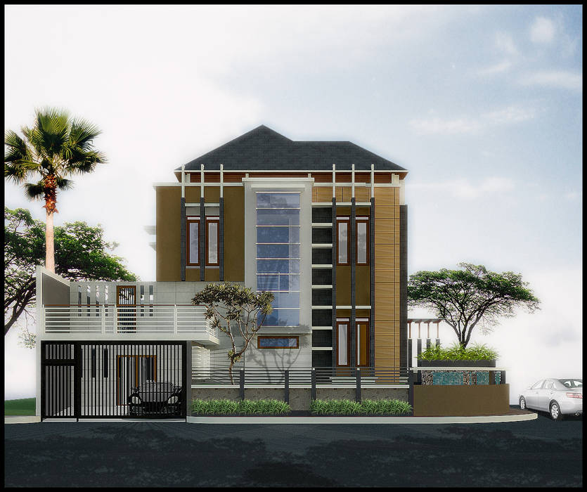 Rumah Tinggal Jl. Sulaksana Antapani Bandung, SARAGA Studio Arsitektur SARAGA Studio Arsitektur