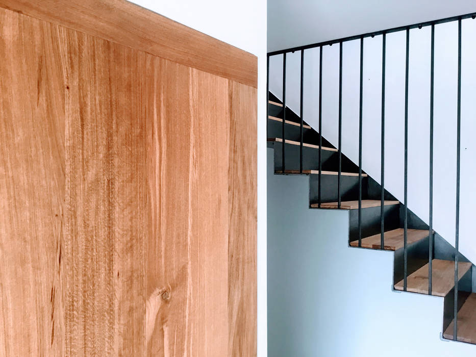 Maison L.C., Ophélie Dohy architecte d'intérieur Ophélie Dohy architecte d'intérieur Stairs Wood Wood effect