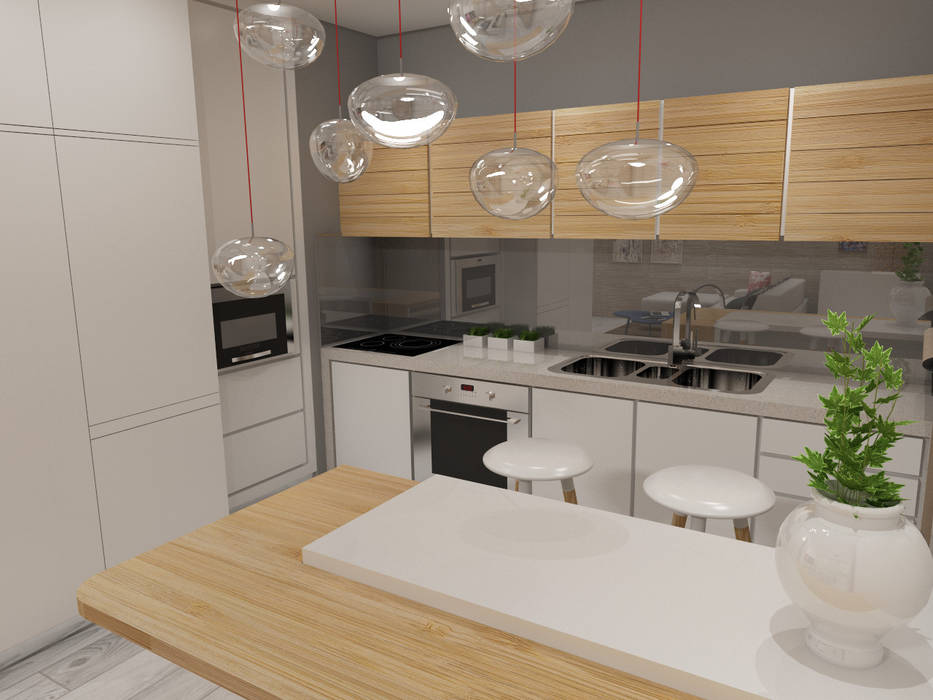  Kitchen by Angelourenzzo - Interior Design, Scandinavian   