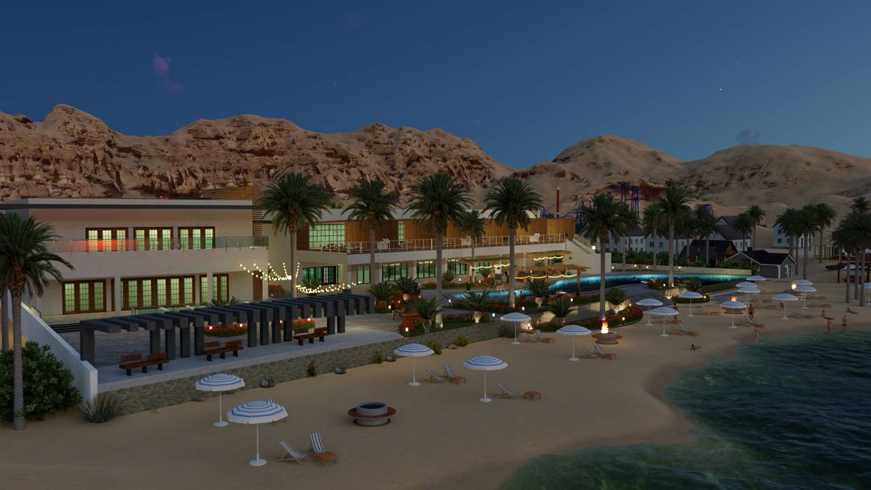 San Carlos Beach Club., BUILD ARQUITECTURA BUILD ARQUITECTURA مساحات تجارية صالة مناسبات