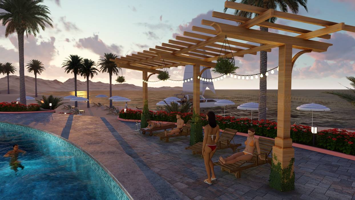 San Carlos Beach Club., BUILD ARQUITECTURA BUILD ARQUITECTURA Commercial spaces Event venues